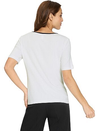 T-shirt à Manches Courtes Viscose Douce Et Fluide - Taille Standard - Witt