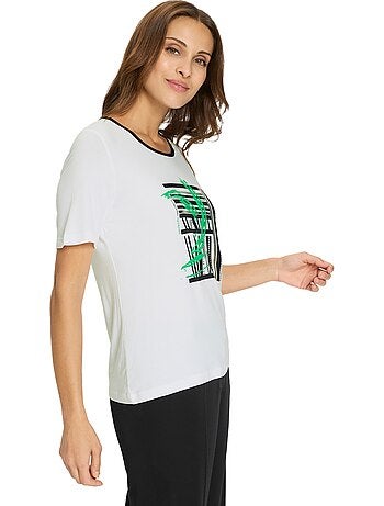 T-shirt à Manches Courtes Viscose Douce Et Fluide - Taille Standard - Witt