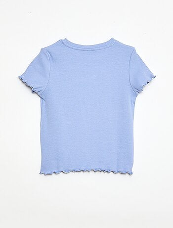 T-shirt à manches courtesavec forme ajourée