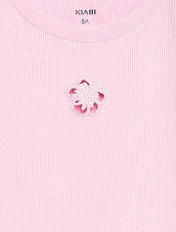 T-shirt à manches courtesavec forme ajourée