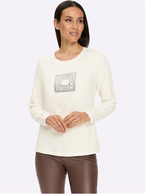 T-shirt à Manches Longues - Taille Standard - Helline - Kiabi