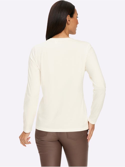 T-shirt à Manches Longues - Taille Standard - Helline - Kiabi