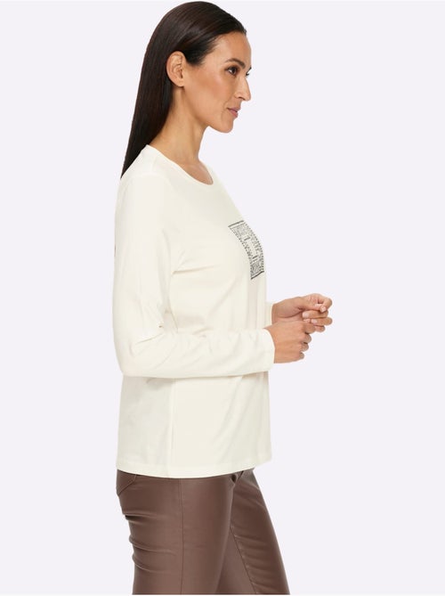 T-shirt à Manches Longues - Taille Standard - Helline - Kiabi