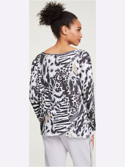 T-shirt à Manches Longues - Taille Standard - Helline - Kiabi T-shirt à Manches Longues - Taille Standard - Helline - Kiabi