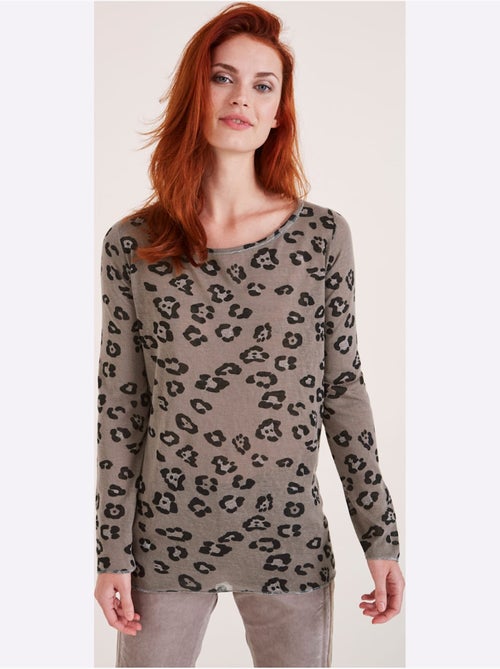 T-shirt à Manches Longues - Taille Standard - Helline - Kiabi