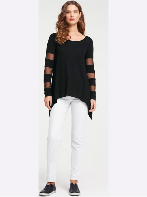 T-shirt à Manches Longues - Taille Standard - Helline - Kiabi T-shirt à Manches Longues - Taille Standard - Helline - Kiabi