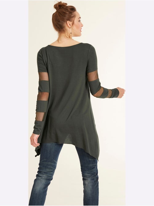 T-shirt à Manches Longues - Taille Standard - Helline - Kiabi T-shirt à Manches Longues - Taille Standard - Helline - Kiabi