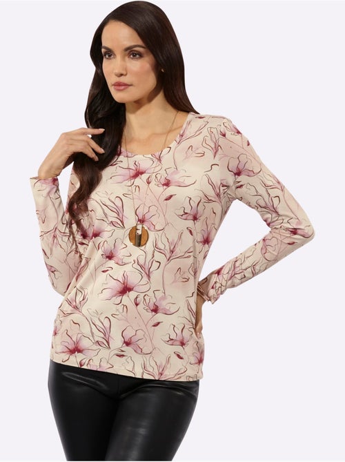 T-shirt à Manches Longues - Taille Standard - Helline - Kiabi T-shirt à Manches Longues - Taille Standard - Helline - Kiabi