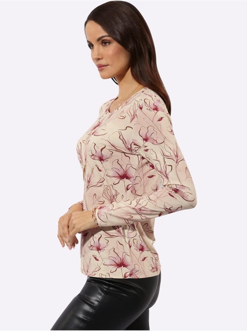 T-shirt à Manches Longues - Taille Standard - Helline - Kiabi T-shirt à Manches Longues - Taille Standard - Helline - Kiabi