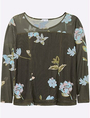 T-shirt à Manches Longues - Taille Standard - Sheego