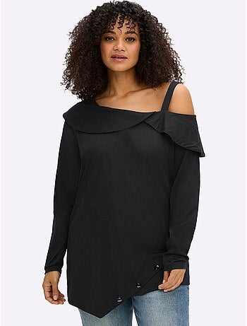 T-shirt à Manches Longues - Taille Standard - Sheego