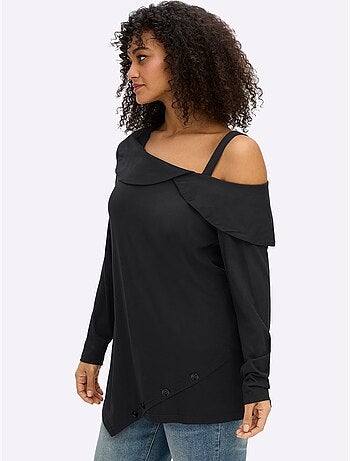 T-shirt à Manches Longues - Taille Standard - Sheego