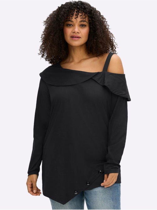 T-shirt à Manches Longues - Taille Standard - Sheego - Kiabi