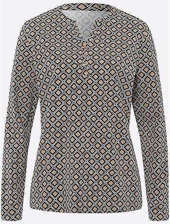 T-shirt à manches longues 100% coton - taille standard - helline