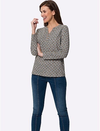 T-shirt à manches longues 100% coton - taille standard - helline