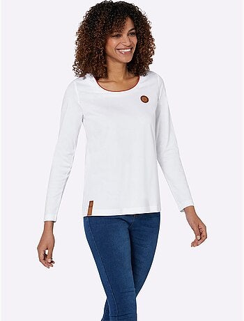 T-shirt à manches longues 50% coton - taille standard - witt