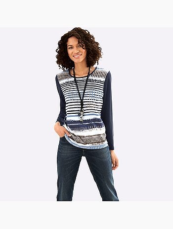 T-shirt à manches longues 50% coton - taille standard - witt