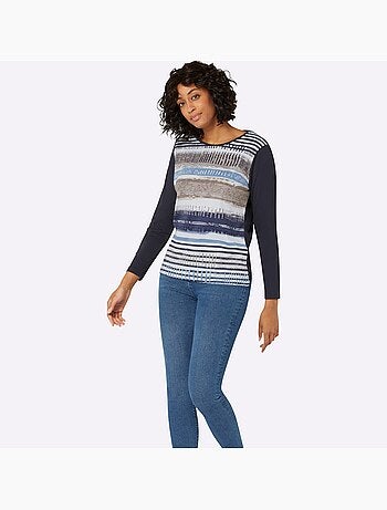 T-shirt à manches longues 50% coton - taille standard - witt