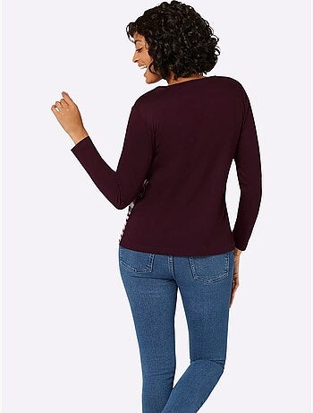 T-shirt à manches longues 50% coton - taille standard - witt