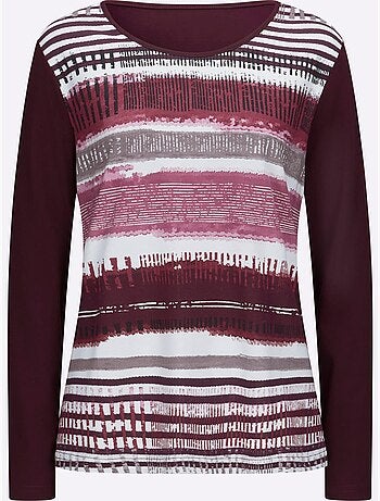 T-shirt à manches longues 50% coton - taille standard - witt