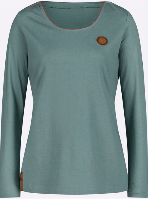 T-shirt à manches longues 50% coton - taille standard - witt - Kiabi T-shirt à manches longues 50% coton - taille standard - witt - Kiabi