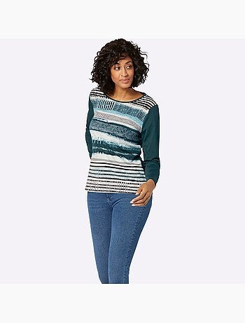 T-shirt à manches longues 50% coton - taille standard - witt