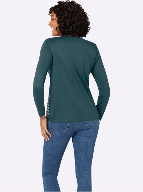 T-shirt à manches longues 50% coton - taille standard - witt - Kiabi