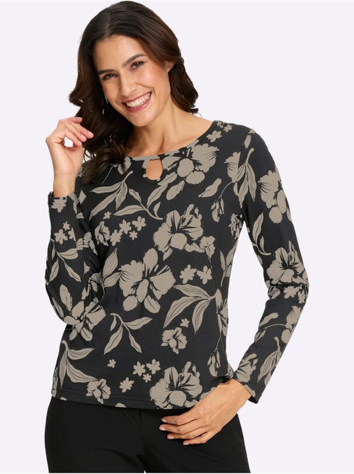 T-shirt à Manches Longues 50% Coton Et 50% Modal - Taille Standard - Witt - Kiabi T-shirt à Manches Longues 50% Coton Et 50% Modal - Taille Standard - Witt - Kiabi