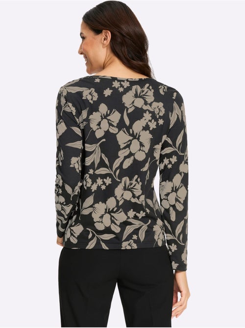 T-shirt à Manches Longues 50% Coton Et 50% Modal - Taille Standard - Witt - Kiabi T-shirt à Manches Longues 50% Coton Et 50% Modal - Taille Standard - Witt - Kiabi