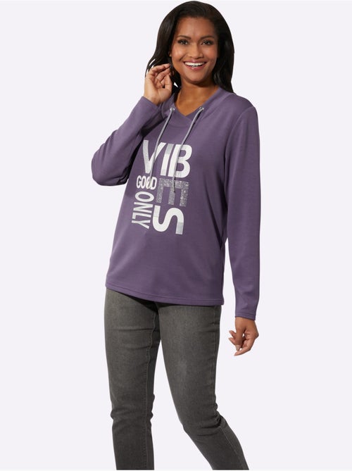 T-shirt à Manches Longues 50% Modal - Taille Standard - Witt - Kiabi