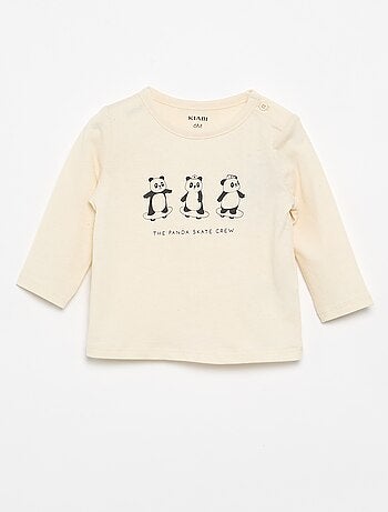 T-shirt à manches longues avec animation