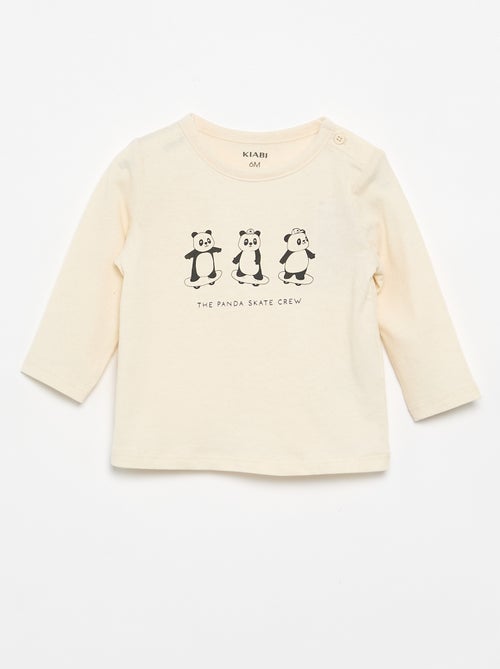 T-shirt à manches longues avec animation - Kiabi T-shirt à manches longues avec animation - Kiabi