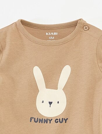 T-shirt à manches longues avec animation