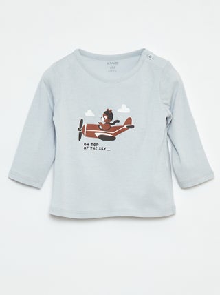 T-shirt à manches longues avec animation