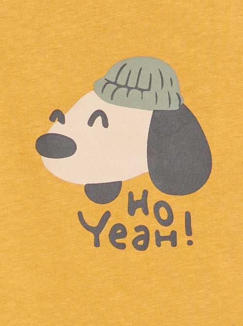 T-shirt à manches longues avec animation - Kiabi