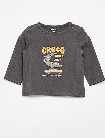 T-shirt à manches longues avec animation