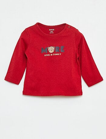 T-shirt à manches longues avec animation