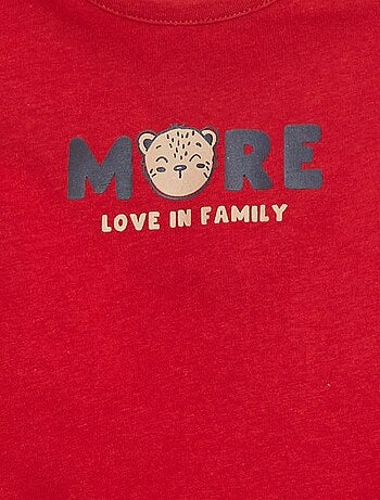 T-shirt à manches longues avec animation