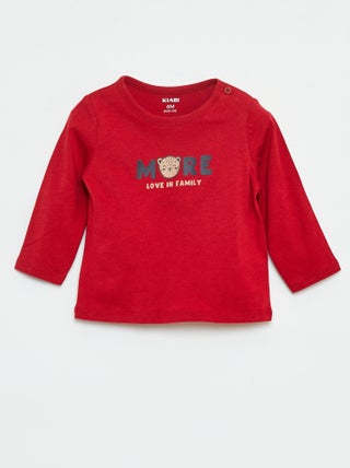T-shirt à manches longues avec animation