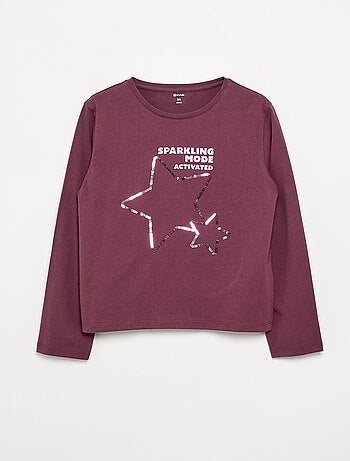 T-shirt à manches longues avec animation