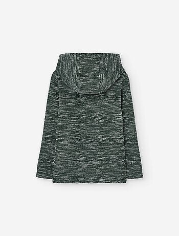 T-shirt à manches longues avec capuche et imprimé