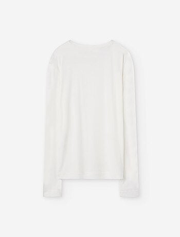 T-shirt à manches longues avec col rond