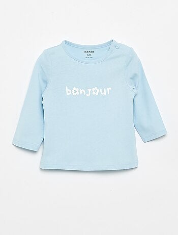 T-shirt à manches longues avec imprimé