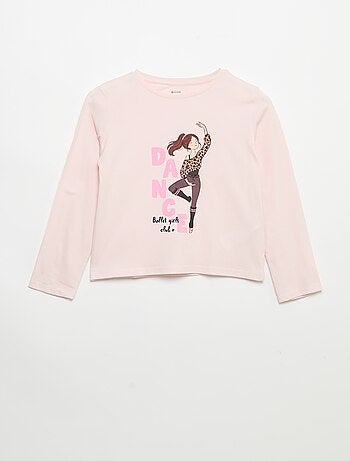 T-shirt à manches longues avec imprimé