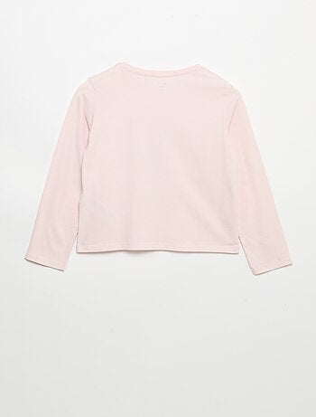 T-shirt à manches longues avec imprimé