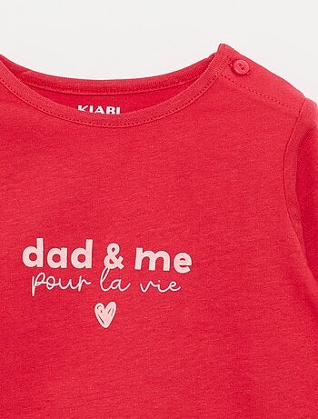 T-shirt à manches longues avec imprimé