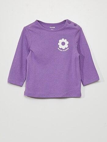 T-shirt Manches Longues Coton T-shirt Manches Longues Enfant - 95% Coton 5% élasthanne - Tailles 2T à 8T - 12 Couleurs Vêtement Enfant Couleur Vive