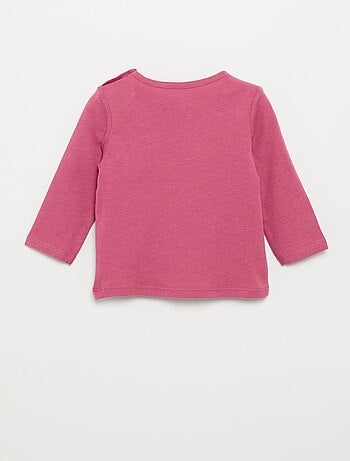 T-shirt à manches longues avec imprimé