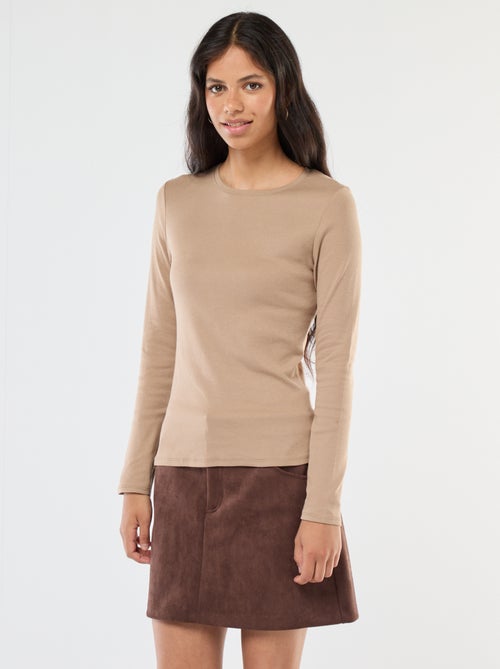 T-shirt à manches longues - Kiabi