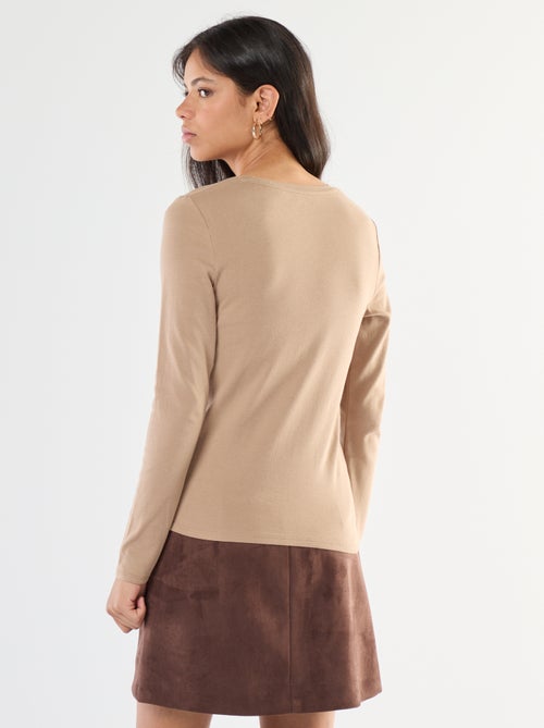 T-shirt à manches longues - Kiabi